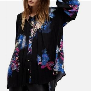 Free People Meadowlark Button Down Tunic